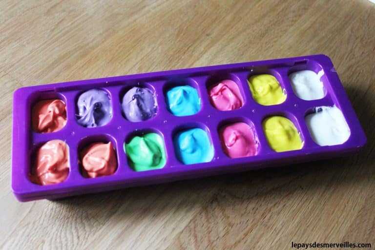 Les peintures comestibles pour les enfants